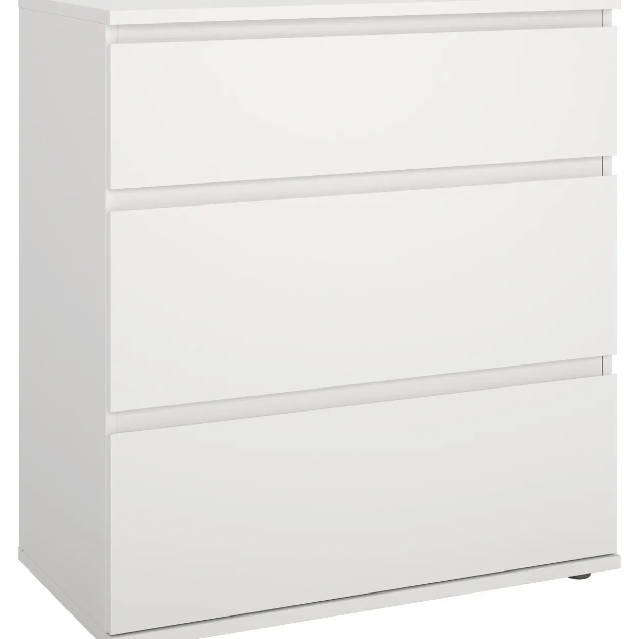 Tvilum nova kommode hvit 3 skuffer 77x40x84