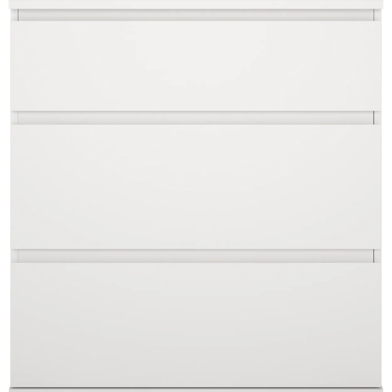 Tvilum nova kommode hvit 3 skuffer 77x40x84