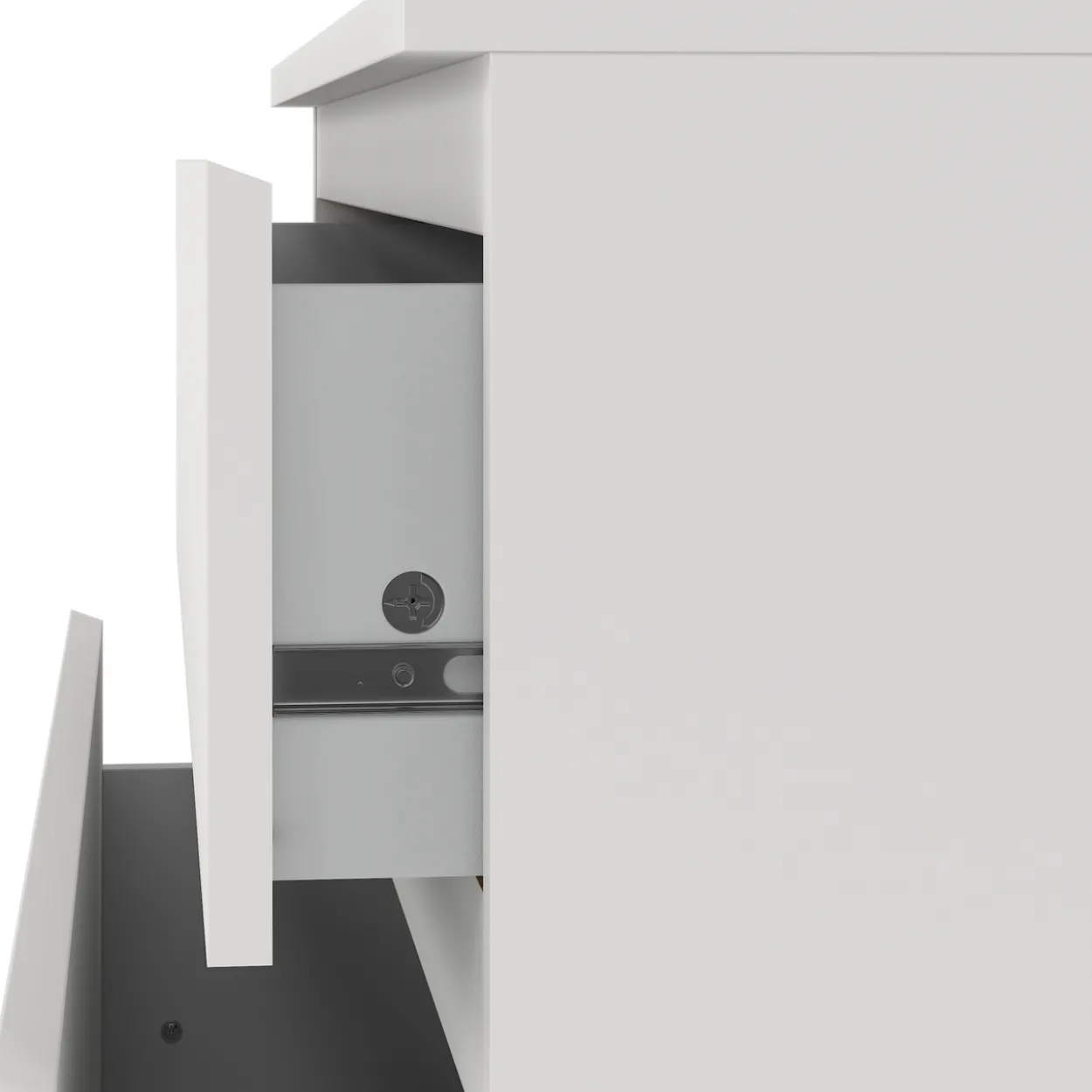 Tvilum nova kommode hvit 3 skuffer 77x40x84
