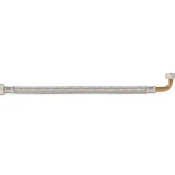 Twist trykkslange til kabinett 1/2" rett x 1/2" vinkel 120 cm