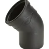 Ultra silent bend m/muffe 45° ø75