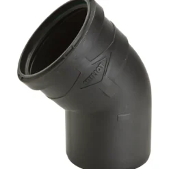 Ultra silent bend m/muffe 45° ø75