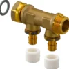 Uponor aqua plus fordeler m/løpemutter q&e e nkb dr 3/4"mt/sn 2x15 c/c 50mm