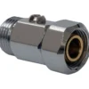 Uponor aqua plus kuleventil m/løpemutter 1/2"