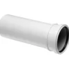 Uponor decibel avløpsrør m/muffe 75mm 1m hvit