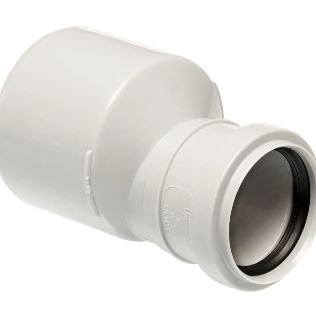 Uponor decibel reduksjon 110/75 m/muffe hvit