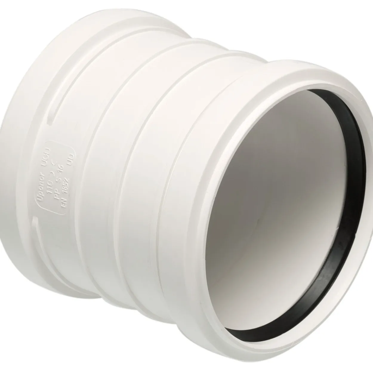 Uponor decibel skjøtemuffe 75mm hvit