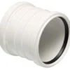 Uponor decibel skjøtemuffe 110mm hvit, 1 stk