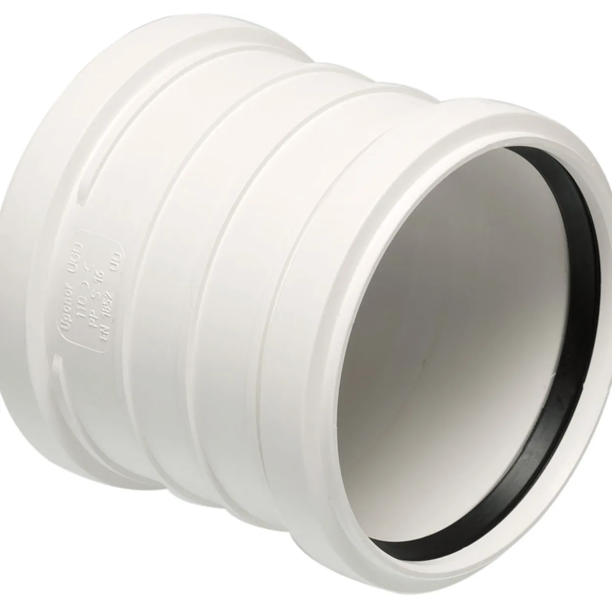 Uponor decibel skjøtemuffe 110mm hvit, 1 stk