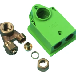 Uponor koblingsboks iv m/2 x15mm tilslutninger