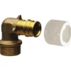 Uponor q&e vinkel utvendig gjenge 3/4" x 18mm 5pk.