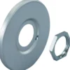 Uponor rosett m/mutter 1/2"x70mm krom 2 stk.
