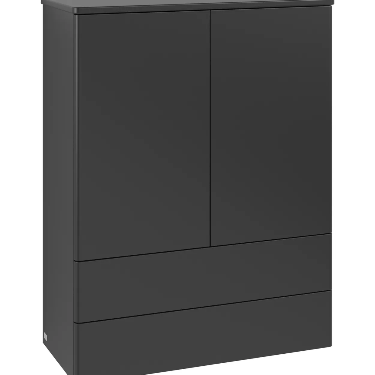 V&b antao høybord 2 dører glatt 814x1039x356 matt sort