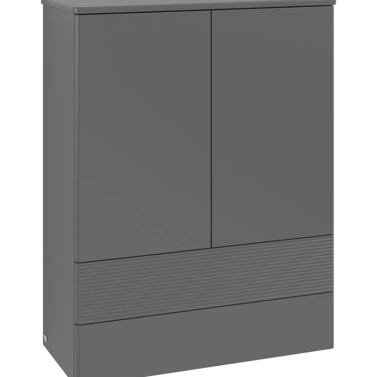 V&b antao høybord 2 dører rillet 814x1039x356 antrasitt