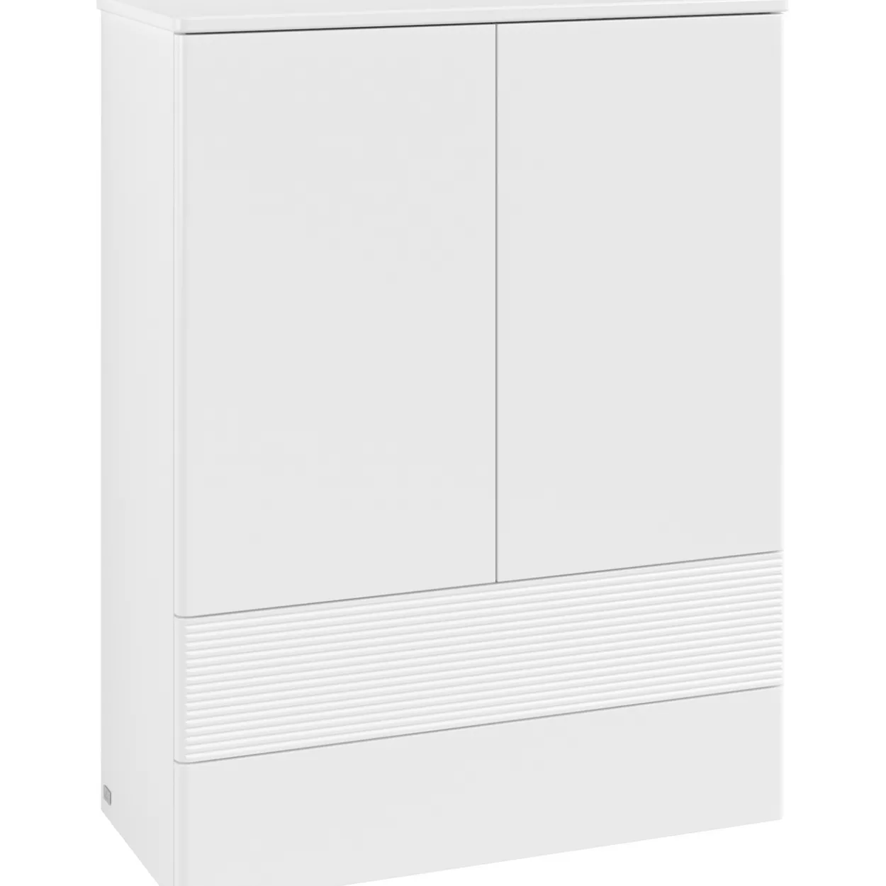 V&b antao høybord 2 dører rillet 814x1039x356 matt hvit