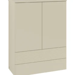 V&b antao høybord 2 dører rillet 814x1039x356 silkegrå