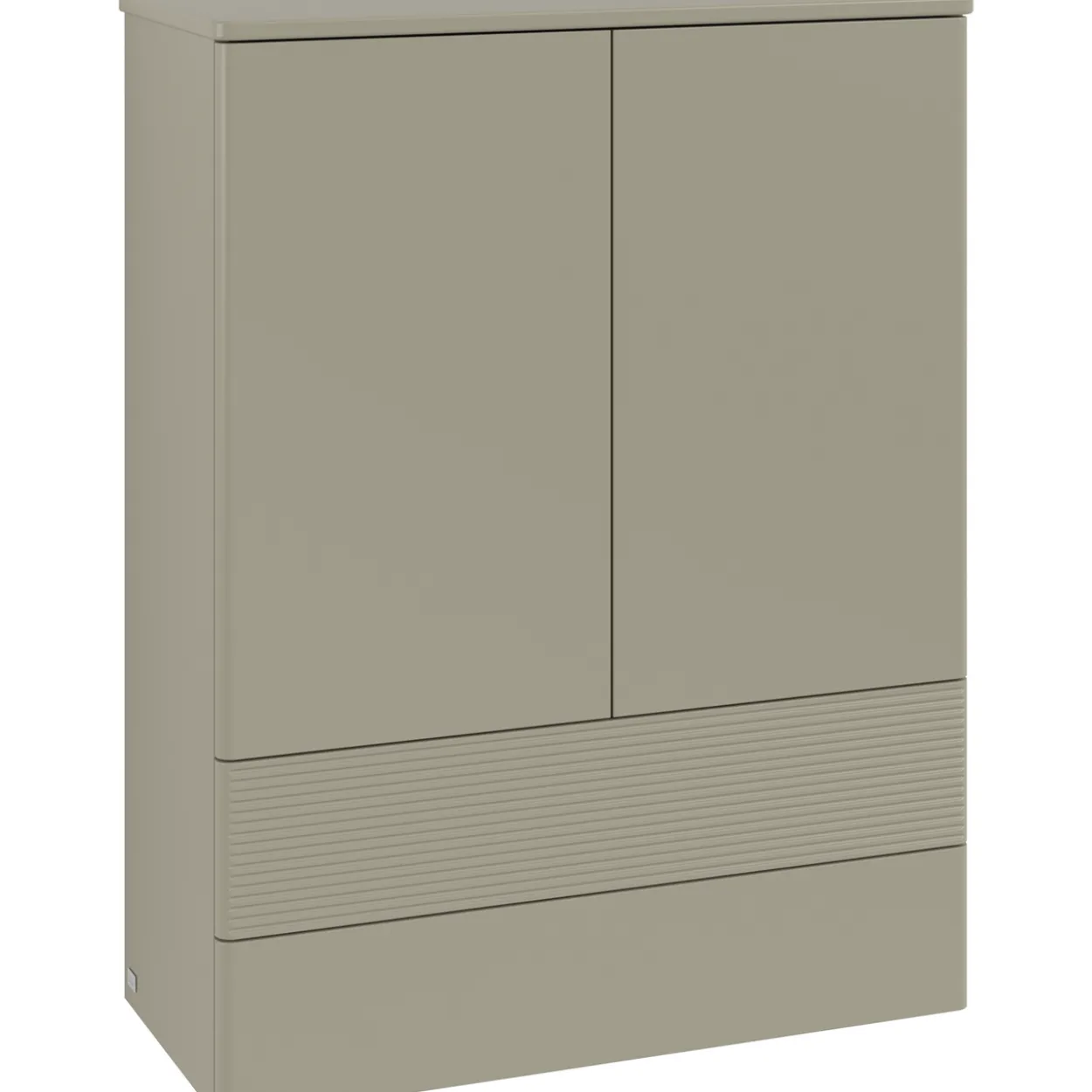 V&b antao høybord 2 dører rillet 814x1039x356 stengrå