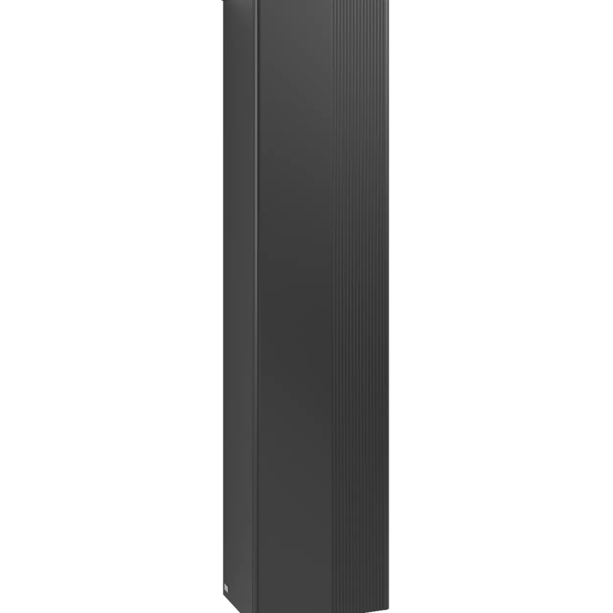 V&b antao høyskap 1 dør rillet 414x1719x287 venstre matt sort