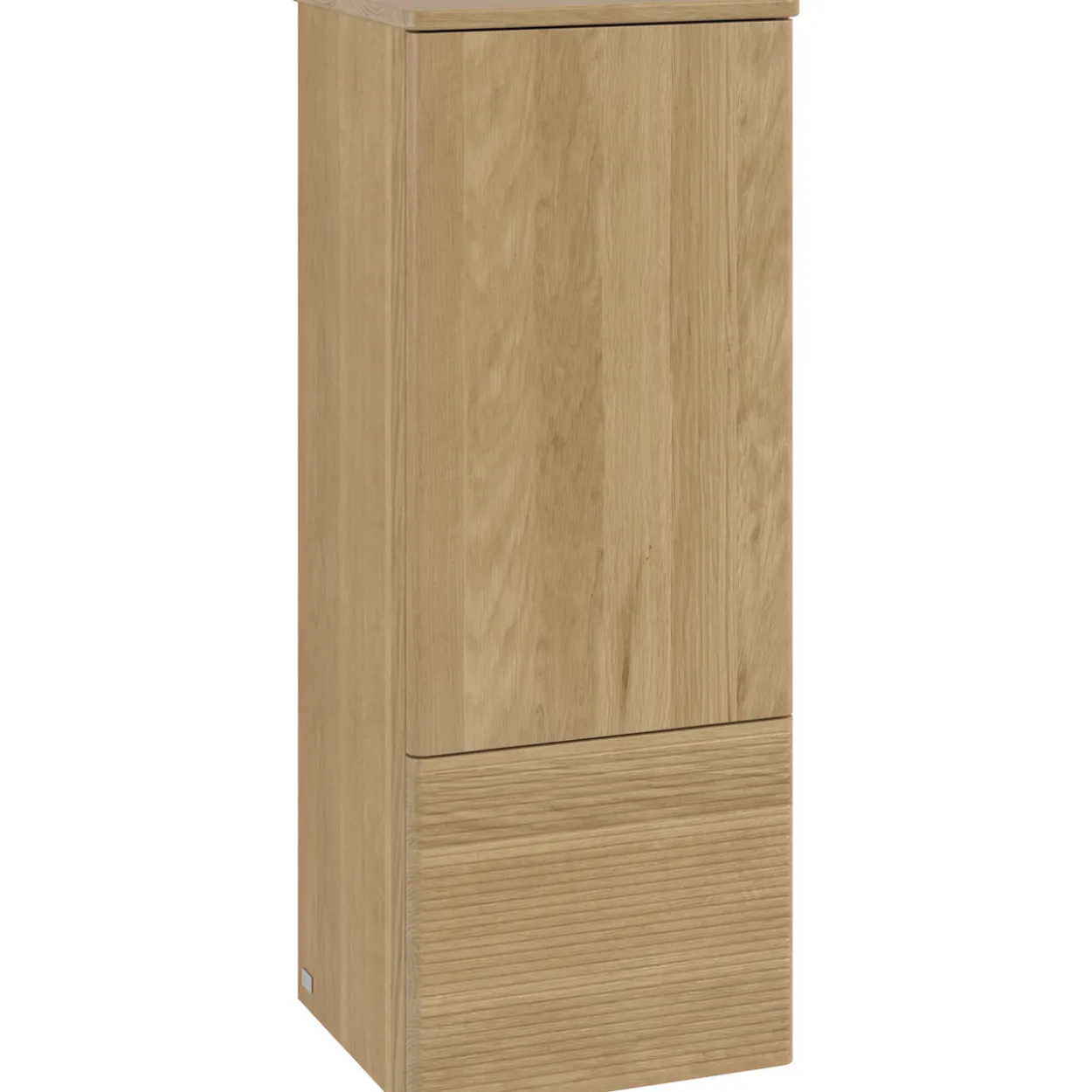 V&b antao middels høyskap 1 dør rillet 414x1039x356 høyre m/lys eik