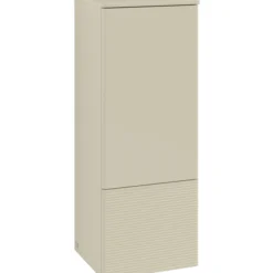 V&b antao middels høyskap 1 dør rillet 414x1039x356 høyre silkegrå