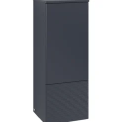 V&b antao middels høyskap 1 dør rillet 414x1039x356 venstre blå