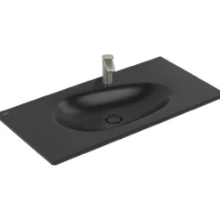 V&b antao servant c+ 100x50 m/skjult overløp pure black
