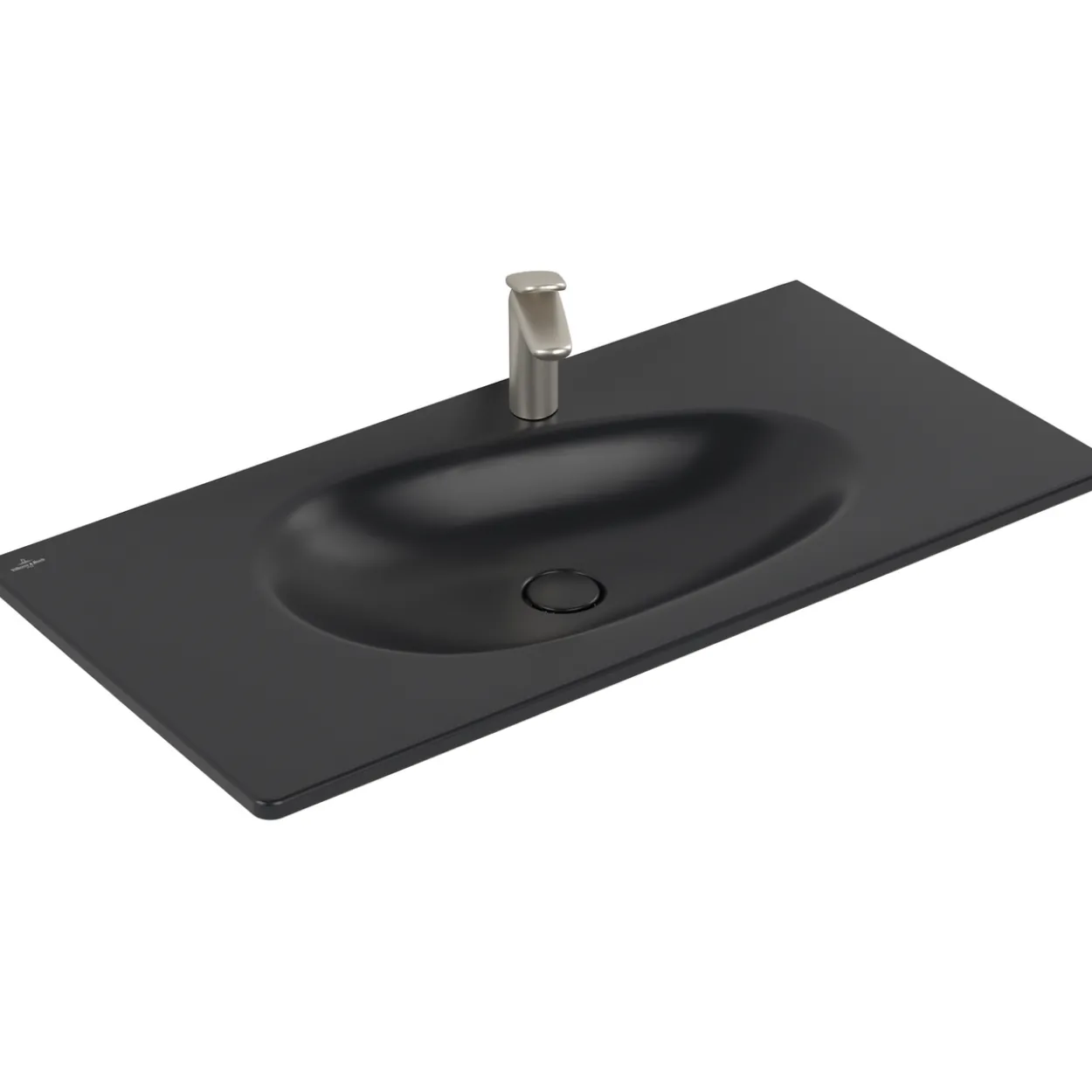 V&b antao servant c+ 100x50 m/skjult overløp pure black
