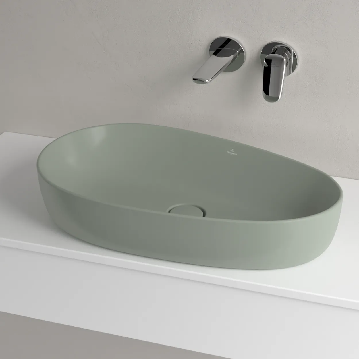 V&b antao servant c+ 65x40 u/overløp morning green