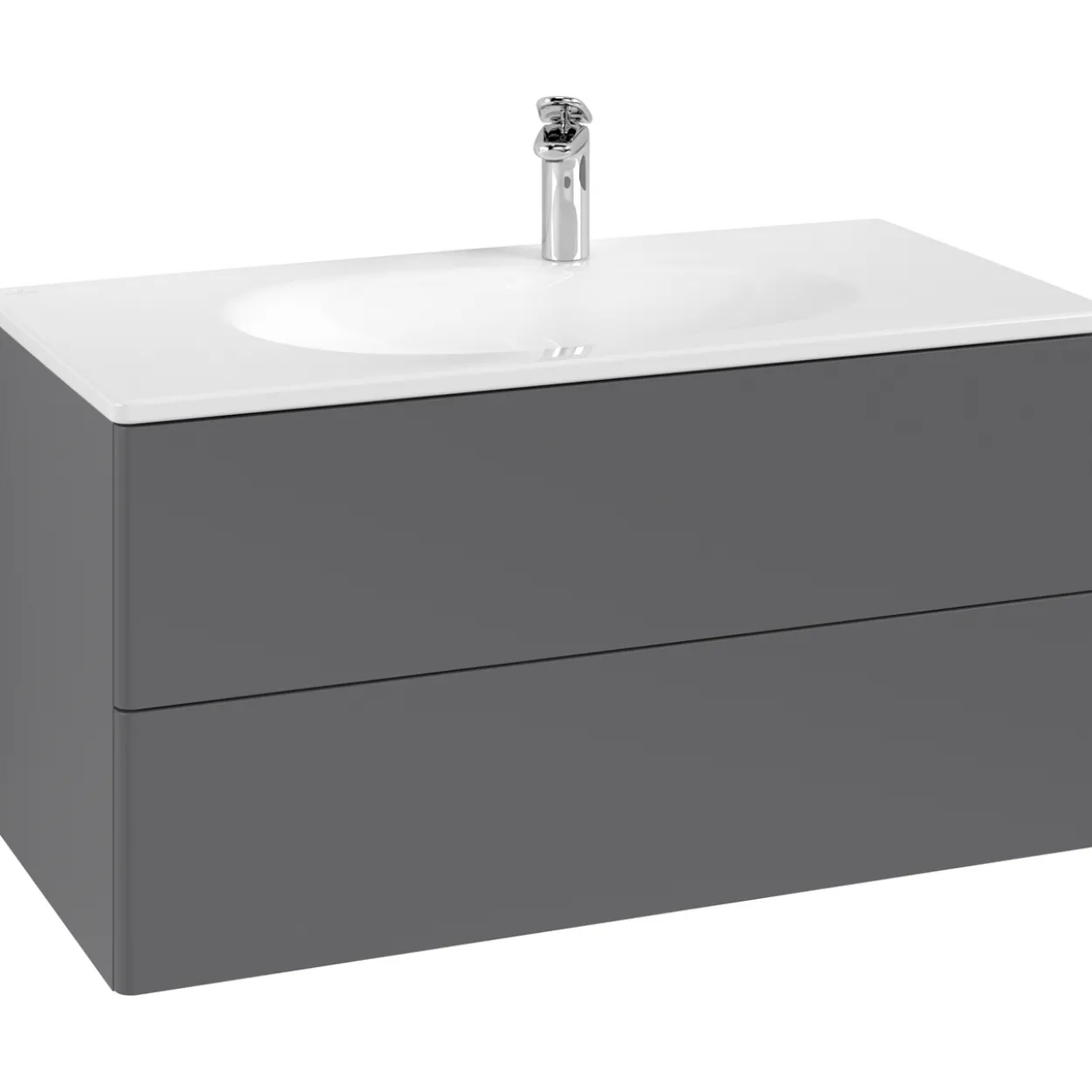 V&b antao servantskap 2 skuffer glatt 988x504x496 antrasitt