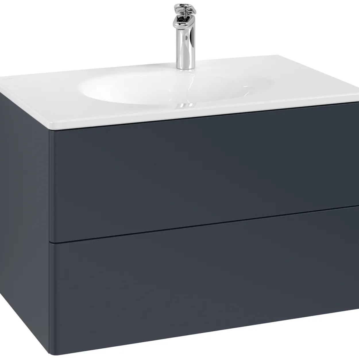 V&b antao servantskap 2 skuffer glatt 788x504x496 m/lys blå