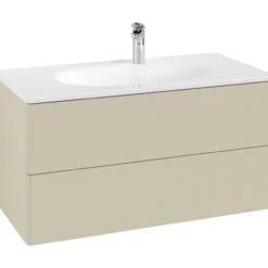 V&b antao servantskap 2 skuffer glatt 988x504x496 m/lys silkegrå