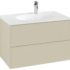 V&b antao servantskap 2 skuffer glatt 788x504x496 silkegrå