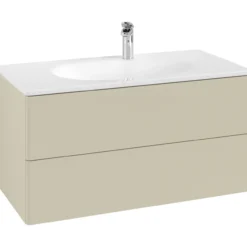 V&b antao servantskap 2 skuffer glatt 988x504x496 silkegrå