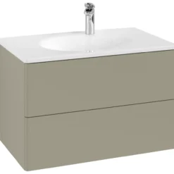 V&b antao servantskap 2 skuffer glatt 788x504x496 stengrå
