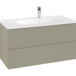 V&b antao servantskap 2 skuffer glatt 988x504x496 stengrå