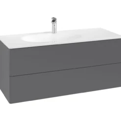 V&b antao servantskap 2 skuffer glatt 1188x504x492 venstre antrasitt