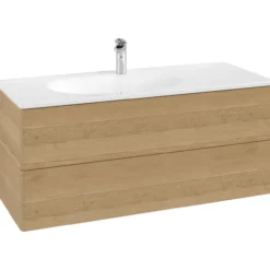 V&b antao servantskap 2 skuffer glatt 1188x504x492 venstre eik