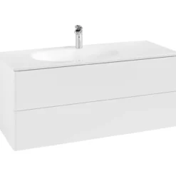 V&b antao servantskap 2 skuffer glatt 1188x504x492 venstre matt hvit