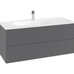 V&b antao servantskap 2 skuffer rillet 1188x504x492 venstre antrasitt