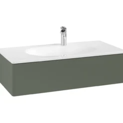 V&b antao servantskap 1 skuff glatt 988x256x493 m/lys grønn