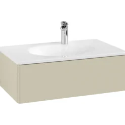 V&b antao servantskap 1 skuff glatt 788x256x496 silkegrå