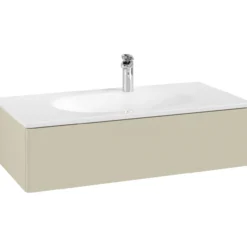 V&b antao servantskap 1 skuff glatt 988x256x493 silkegrå