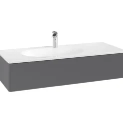 V&b antao servantskap 1 skuff glatt 1188x256x493 venstre m/lys antrasitt