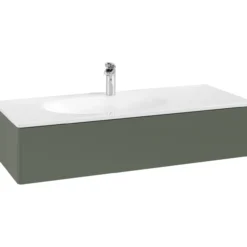 V&b antao servantskap 1 skuff glatt 1188x256x493 venstre m/lys grønn