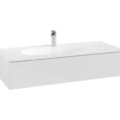 V&b antao servantskap 1 skuff glatt 1188x256x493 venstre m/lys hvit