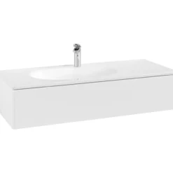 V&b antao servantskap 1 skuff glatt 1188x256x493 venstre m/lys matt hvit