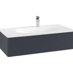 V&b antao servantskap 1 skuff rillet 988x256x493 blå