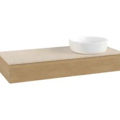 V&b antao servantskap 1 skuff rillet 1200x190x500 høyre u/kranhull eik/créme