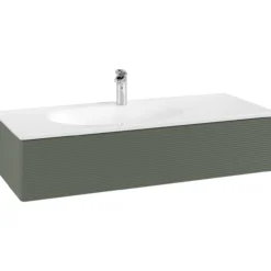 V&b antao servantskap 1 skuff rillet 1188x256x493 venstre grønn