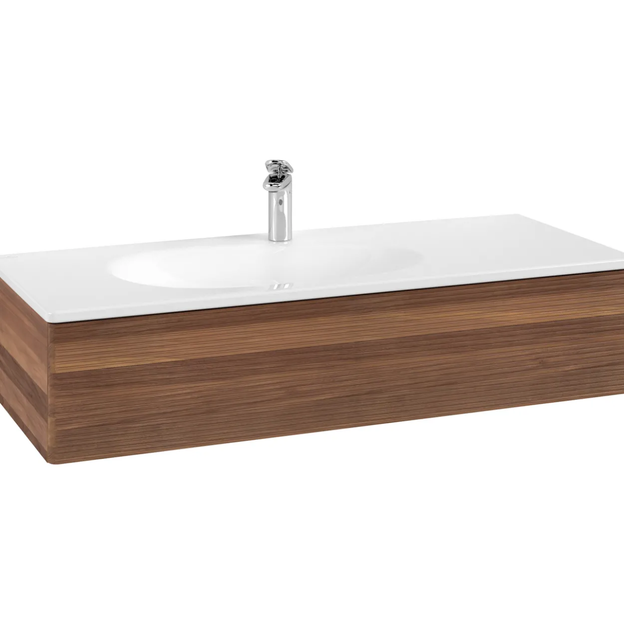 V&b antao servantskap 1 skuff rillet 1188x256x493 venstre valnøtt